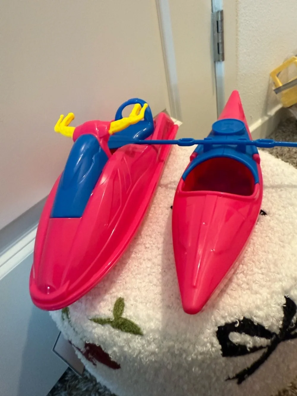 Beach Barbie Doll with Blue Pool, Pink Kayak and Pink Jet Ski